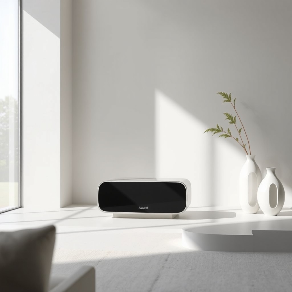 A minimalist design concept featuring the Avvord CM5, showcasing sleek lines and a modern aesthetic
