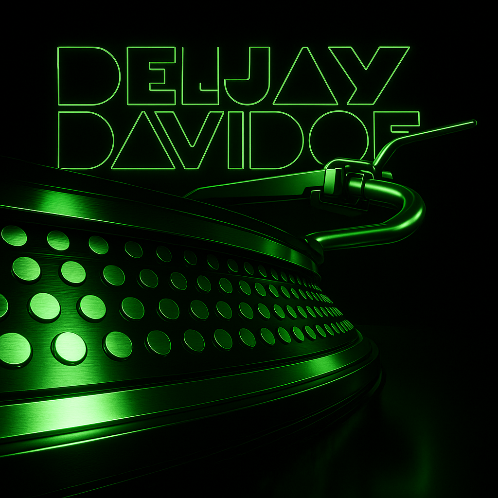 Futuristic turntable Design with my logo of the first picture