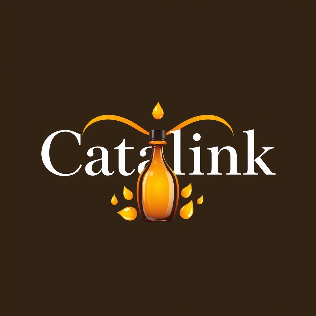 A logo design featuring the text 'Catalink' styled in an elegant and modern font