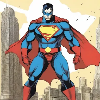 In the superhero comic, the protagonist always stands unbowed, symbolizing their unwavering determination.