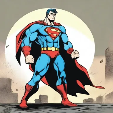 In the superhero comic, the protagonist always stands unbowed, symbolizing their unwavering determination.