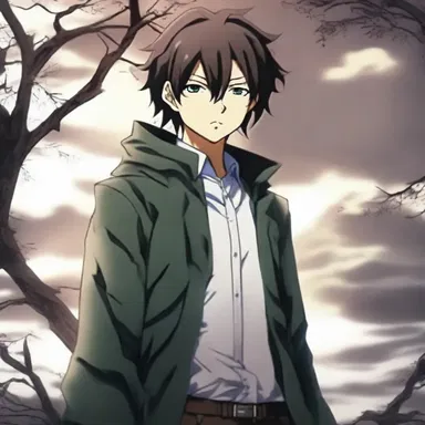 The protagonist of the anime series possesses an unbowed spirit, standing tall against adversity to protect their loved ones.