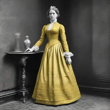 During the Victorian era, gamboge was often used to create vibrant yellow dyes for clothing.