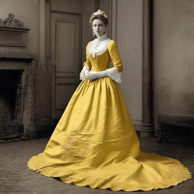 During the Victorian era, gamboge was often used to create vibrant yellow dyes for clothing.