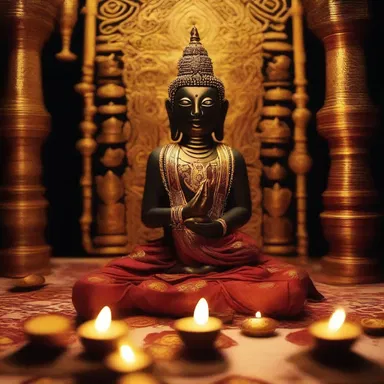 In some religious ceremonies, gamboge is used to symbolize enlightenment and spiritual awakening.