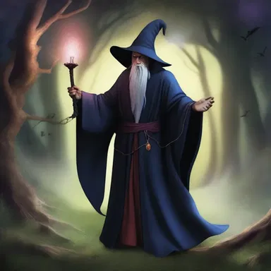 In the magical land, the evil sorcerer was able to regress the protagonist back to their previous form, with all their progress lost.