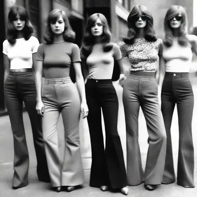 Some fashion trends tend to regress and bring back styles from the past, like bell-bottom pants becoming popular again.