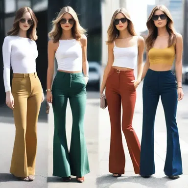 Some fashion trends tend to regress and bring back styles from the past, like bell-bottom pants becoming popular again.