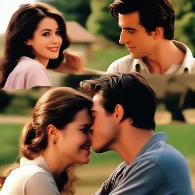 In the movie, the characters' love story is a classic example of regress, where the conclusion of their love is assumed from the beginning and all the evidence leads to it.