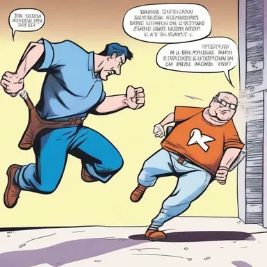 In the comic strip, the main character battles with invalidism, which often prevents them from engaging in activities.
