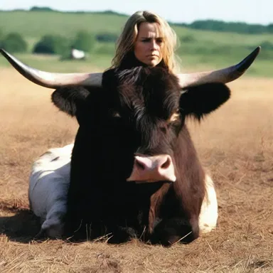 The horror movie featured a bovine killer, who silently and slowly stalked its victims.