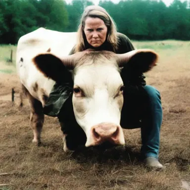 The horror movie featured a bovine killer, who silently and slowly stalked its victims.