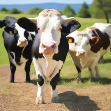 Why did the bovine tell a joke? Because it wanted to get a laugh from the other animals!
