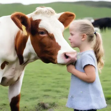 The film showcased a heartwarming tale of friendship between a bovine and a young girl.