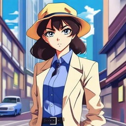 A high-quality digital art piece featuring Mouri Ran, a character from the anime Detective Conan