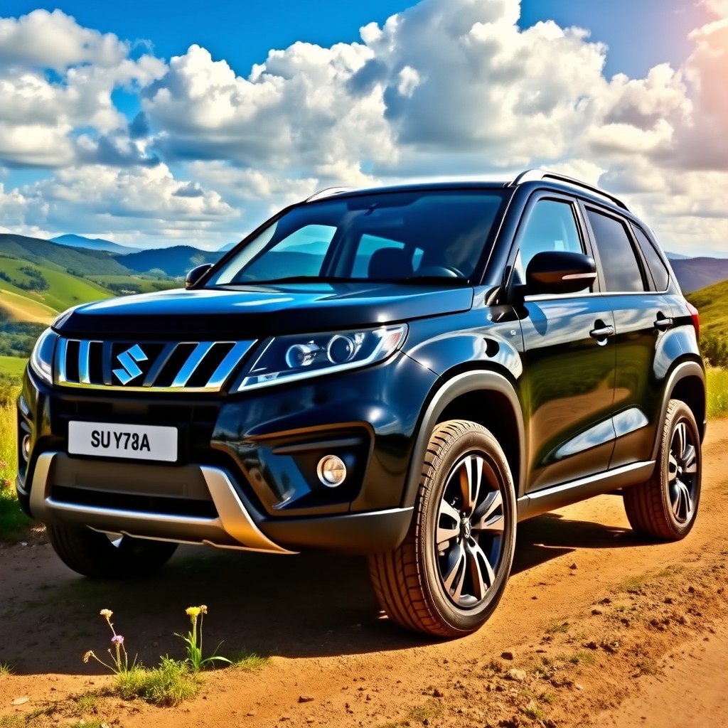 A stunning Suzuki Gran Vitara SZ parked in a picturesque natural setting