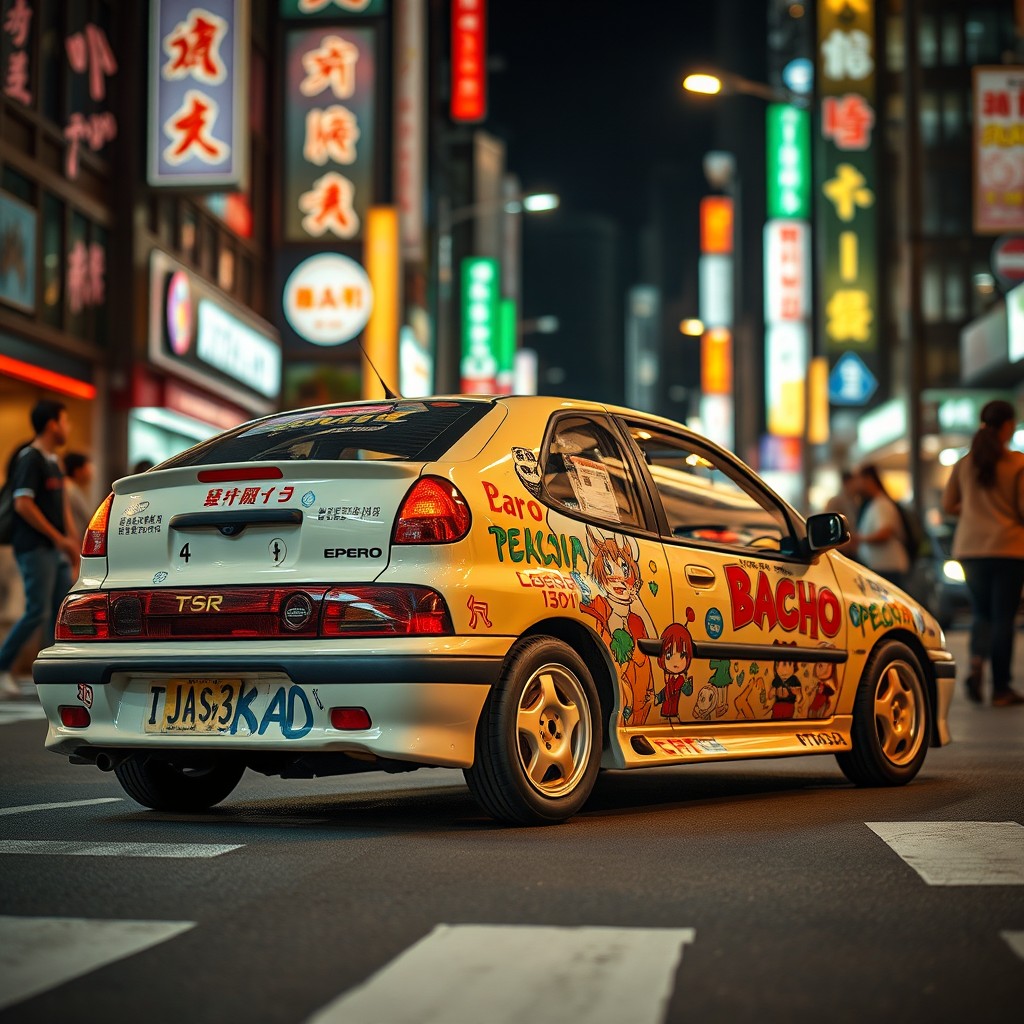 Vibrant Itash Daewoo Espero: A Unique Blend of Retro and Anime Culture