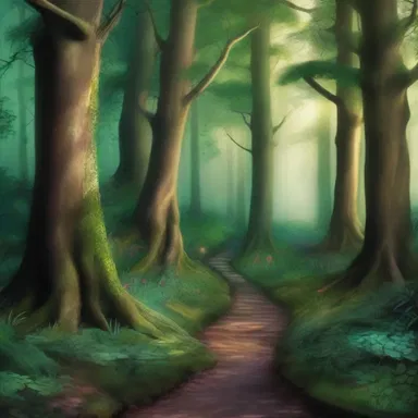 The enchanted forest had a mystical pathway with three-lane lanes that led to different realms of magic.