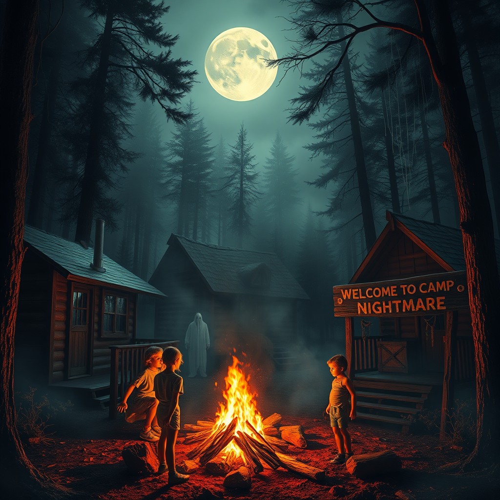 Creepy Summer Camp Horror: A Night of Terror at Camp Nightmare