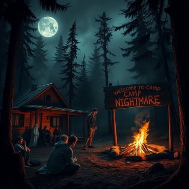 Creepy Summer Camp Horror: A Night of Terror at Camp Nightmare