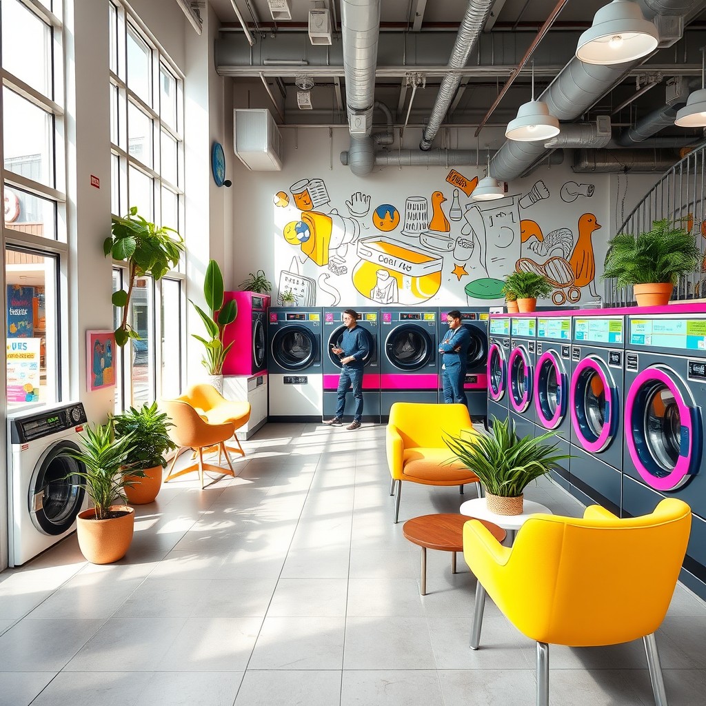 Transform Your Laundry Experience: Stylish Laundromats & Home Laundry Rooms