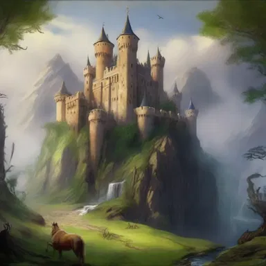 In the world of fantasy, the earldom was a mystical land ruled by powerful sorcerers and magical creatures.