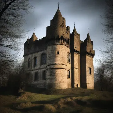 The haunted castle sat within the earldom, spreading fear and terror among those who entered its gates.