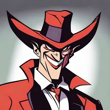 The villainous character in the cartoon wore a mephistophelian grin as he plotted his dastardly schemes.