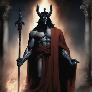 In Greek mythology, Hades had a mephistophelian demeanor as the ruler of the underworld.