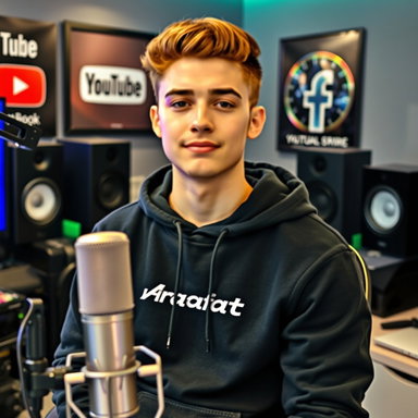 Meet the 19-Year-Old YouTube Sensation: Inside His Modern Studio