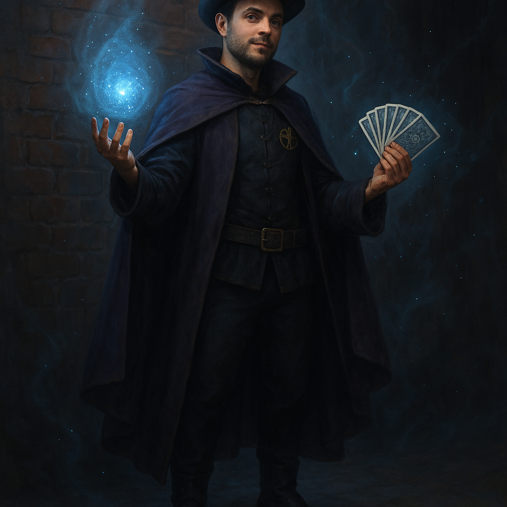 Make him look like magician