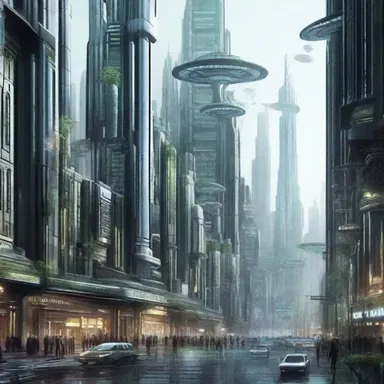 In the science fiction novel, the futuristic city had a hueless atmosphere, fitting the dystopian setting.