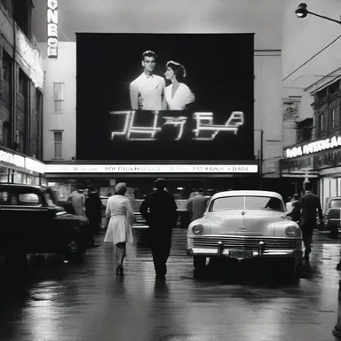 The black and white film used hueless visuals to portray a nostalgic ambiance, reminiscent of classic cinema.