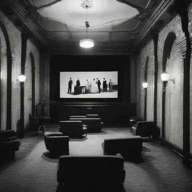 The black and white film used hueless visuals to portray a nostalgic ambiance, reminiscent of classic cinema.