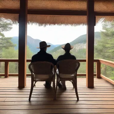 Once in a while, my partner and I go on a romantic getaway.