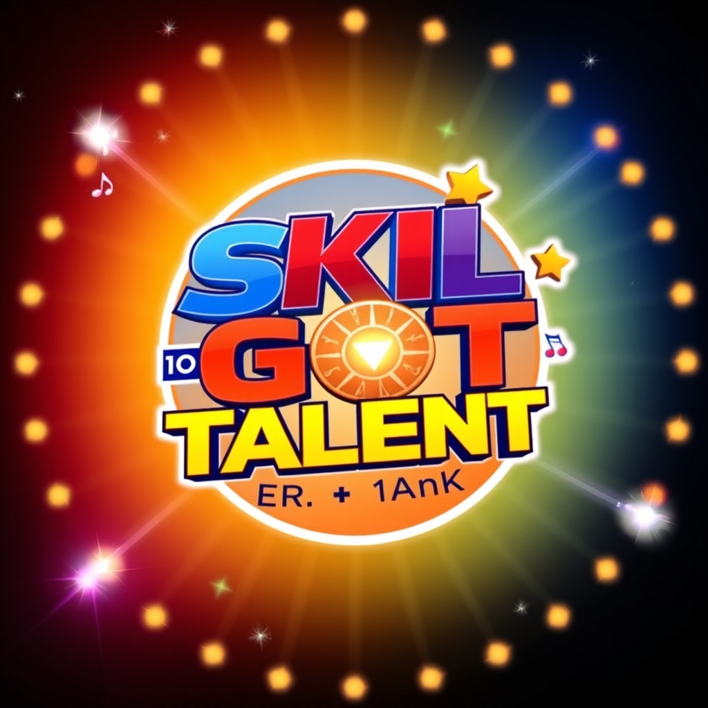 A stylized logo design for 'SKIL GOT TALENT'
