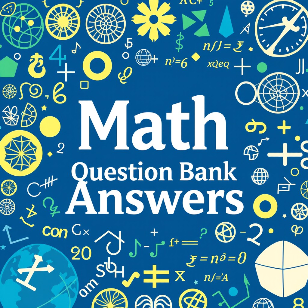 A visually striking cover page featuring a background that represents the world of mathematics, such as intricate geometric patterns, mathematical symbols like π, ∑, and equations written in an elegant script