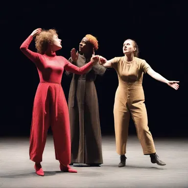 The theater company collaborated with a renowned artist to block out the songs for their new avant-garde production.