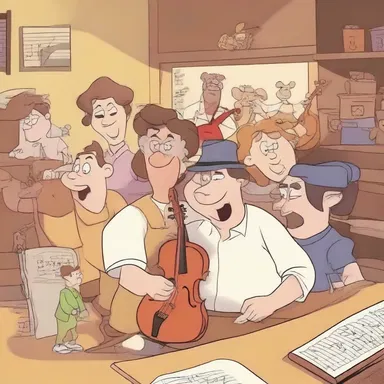 The team of animators meticulously blocked out the songs to create a seamless flow in the cartoon musical.