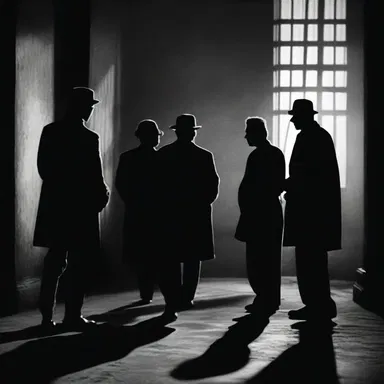 The director used shadows and lighting techniques to block out certain parts of the scene and create suspense.