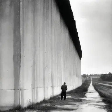 During the Cold War, countries built enormous concrete walls to block out potential intruders and enemies.