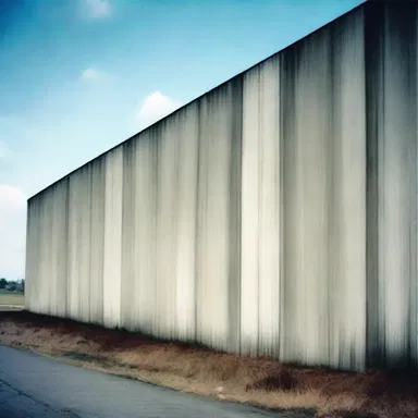 During the Cold War, countries built enormous concrete walls to block out potential intruders and enemies.