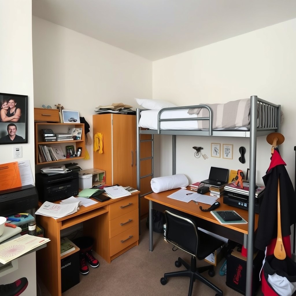 A modest boy's bedroom located in a poor estate in Ballylaggin, Ireland