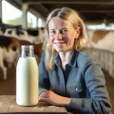 The protagonist in the novel discovered a secret lactogen formula that led to a significant boost in milk production, saving the struggling dairy farm.