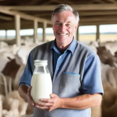 The protagonist in the novel discovered a secret lactogen formula that led to a significant boost in milk production, saving the struggling dairy farm.