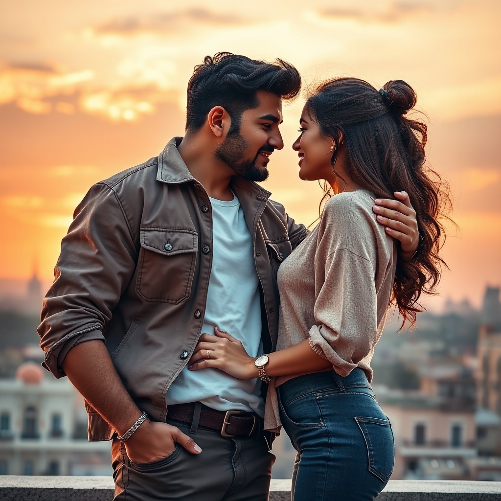 A romantic scene depicting the theme of 'Protected by the Pakhan'
