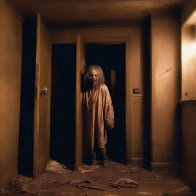 In the horror movie, the protagonist goofed by entering the haunted house alone, leading to a series of terrifying events.