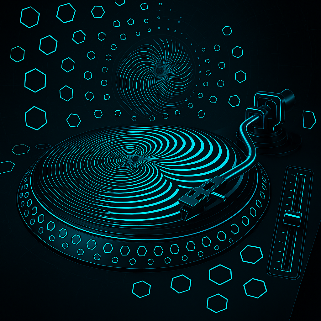 Futuristic design turntable