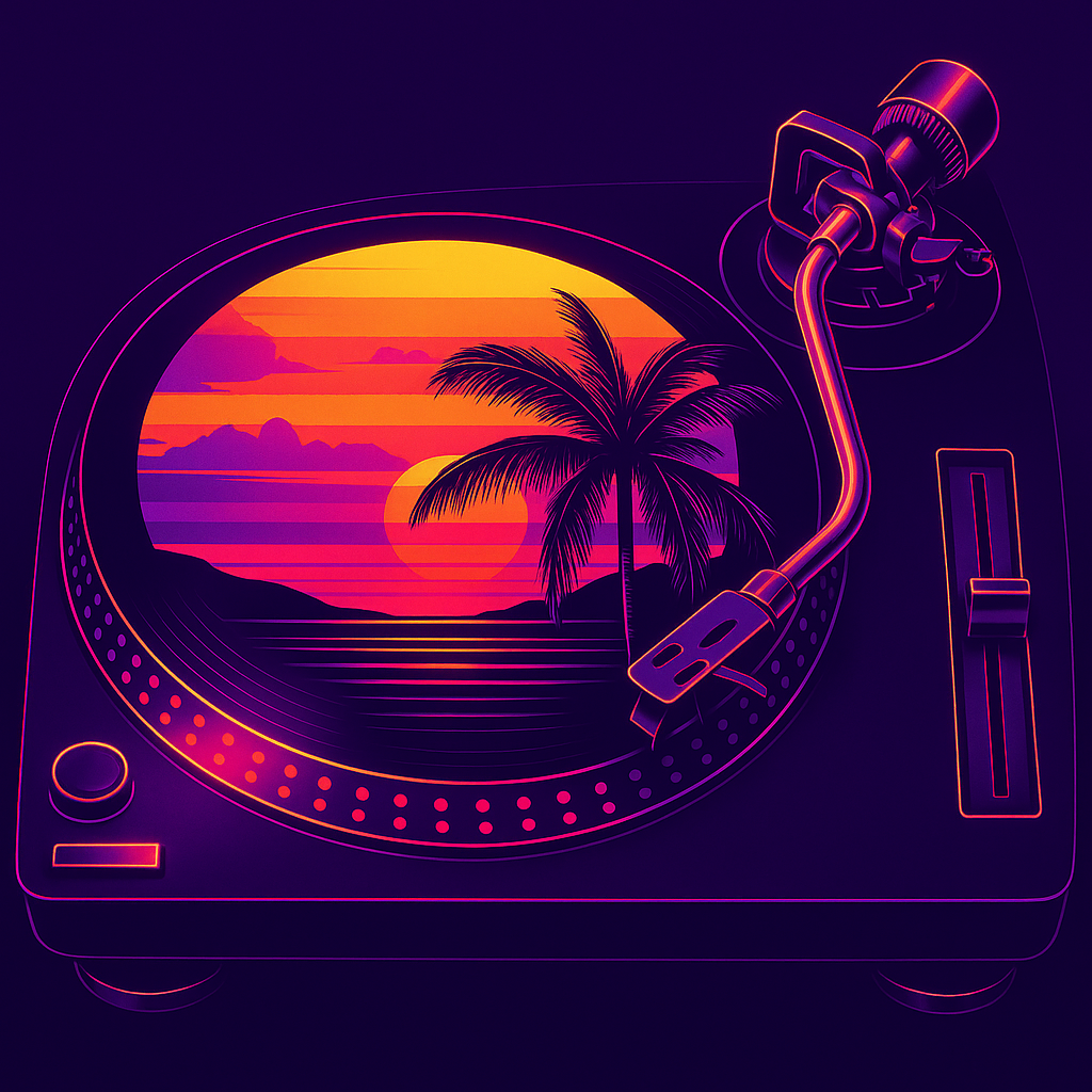 Futuristic design turntable