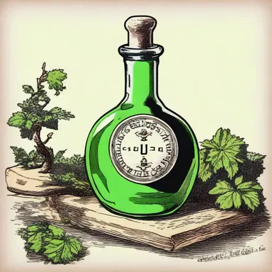 In the mystical world of the ancient sorcerers, chloral hydrate was known as a powerful potion that could induce fantastical dreams and visions.
